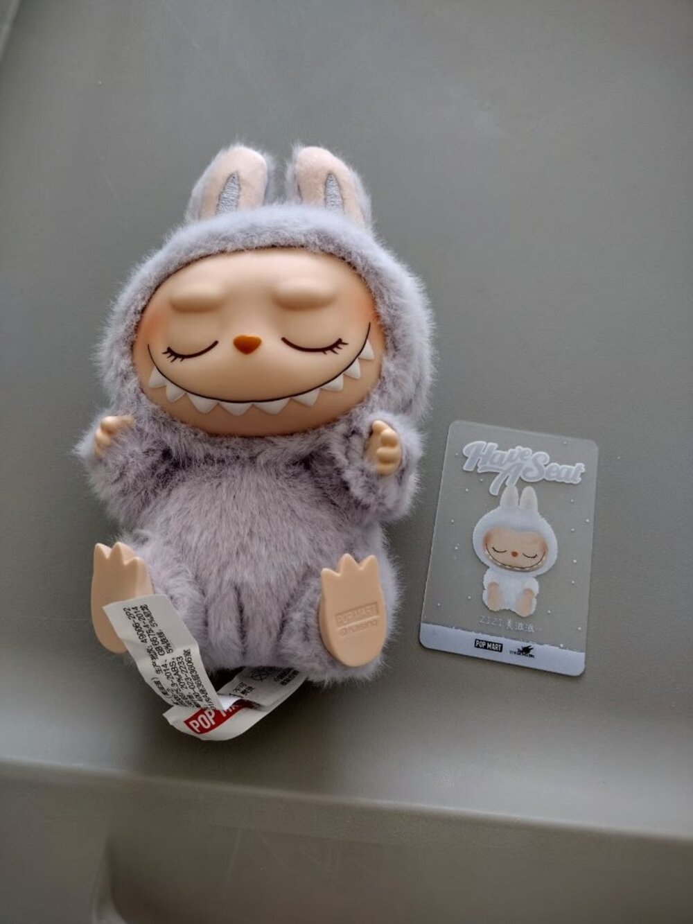 Labubu Have a Seat Zizi keychain plush | The Monsters, PopMart, kawaii mascot